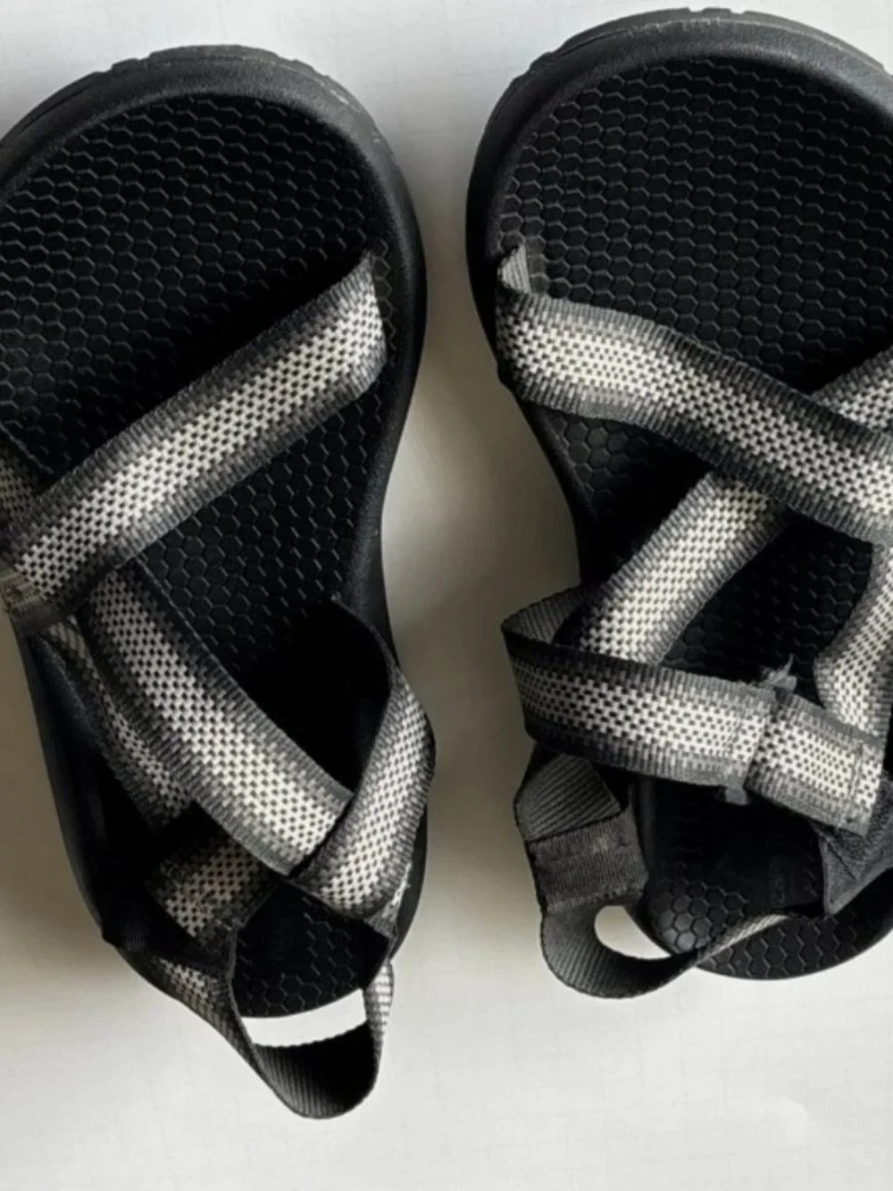 Men’s Black Outdoor Sandals – Adjustable Straps – Comfortable Footbed – Size 10